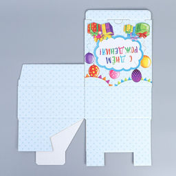 Коробка сборная С Днём рождения, 15 х 15 х 7 см - Дарите счастье фото 7