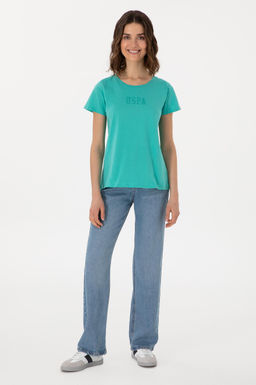Kad_n Mint Bisiklet Yaka Ti__rt Sepette S_rpriz _ndirim - U.s. polo assn фото 4