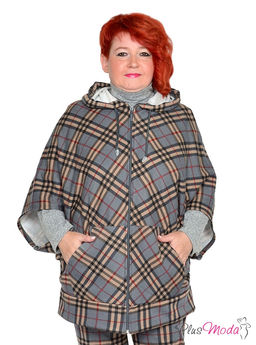 Жакет-парка Модель №1909 размеры 44-84 - Plusmoda фото 5