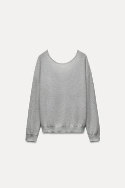 BEADED KNIT SWEATER - Zara фото 3