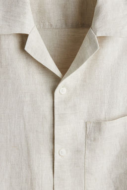 Camisa resort de lino Regular Fit - H&m фото 4