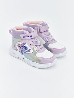 Lilo ve Stitch Bask?l? K?z Bebek Spor Ayakkab?