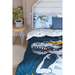 Постельное бельё Этель 1.5 сп T-Rex king 143х215 см, 150х214 см, 50х70 см -1 шт, 100% хлопок, бязь  фото 8