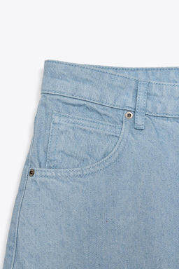 ZW COLLECTION TAPERED MID-WAIST JEANS - Zara фото 7