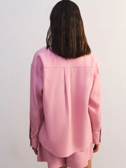 Льняная блуза свободного кроя ZR2605012008-90 / Zarina