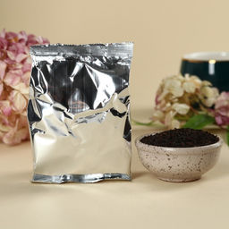 Подарочный набор Цвети от счастья: чай чёрный со вкусом клубники 50 г., кофе со вкусом нуги 50 г., варенье из сосновых шишек с клюквой 30 г., крем-мёд с клбуникой, 30 г., крем-мёд с черникой 30 г. - Фабрика счастья фото 3