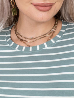 Лонгслив Николь Хлопок 95%, лайкра 5% тельняшка - Ивассорти фото 34