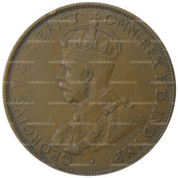 1 пенни 1936 года Австралия