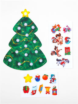 Игрушка развивающая новогодняя «Веселые липучки. Веселая лошадка»