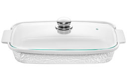 Блюдо для запекания и сервировки 1,8 л 34,5*21,5*10,5 см Лоза + стекляная крышка, прямоугольное - Elan gallery фото 4