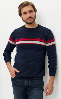 Джемпер F421-1548 d.blue - Fine joyce фото 2