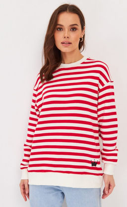 Свитшот P322-0556 red-white