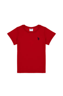 Erkek _ocuk K_rm_z_ Basic Ti__rt Sepette S_rpriz _ndirim