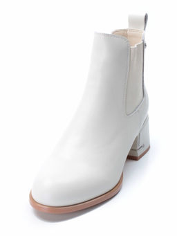 01-PCT163-2 Ботинки Челси демисезонные женские (натуральная кожа, байка) - Фабричный китай фото 5