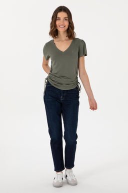 Kad_n Koyu Haki Ti__rt Sepette S_rpriz _ndirim - U.s. polo assn фото 4