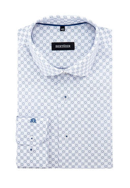 Сорочка мужская длинный рукав BERTHIER STAMPA185310/ Fit-R(0-1)  фото 9