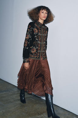ZW COLLECTION EMBROIDERED VELVET JACKET