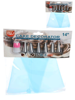 Кондитерский мешок с насадками 7 предметов / JY- 7 пр /уп 60/240/ - Галеонтрейд фото 6