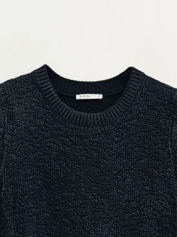 Джемпер металлик с коротким рукавом / Zarina  фото 3