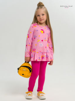 Костюм Алиса цветы барби-фуксия