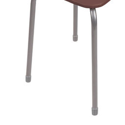 Табурет "Эконом" на 4-х опорах (квадр. сиденье ДСП) ТЭ3 коричневый