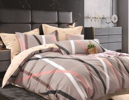 Постельное белье - Поплин Премиум 6022 Линии 2-спальный - Luteks фото 2