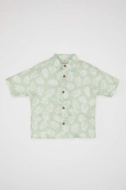 Рубашка с короткими рукавами с рисунком для мальчика