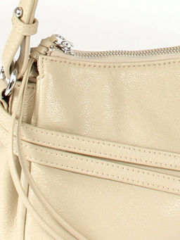 Сумка женская натуральная кожа GU 2033-6650, 3отд, плечевой ремень, бежевый SALE 265812 - Adelia фото 4