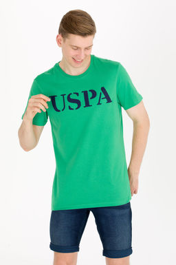 U. S. Polo Assn Мужская зеленая базовая футболка с круглым вырезом - U.s. polo assn фото 15