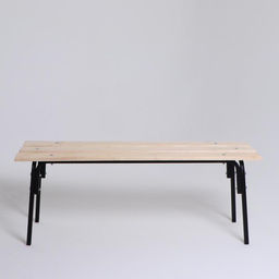 Лавка для сада и дачи «Хит», 118×33×45 см, дерево, металл