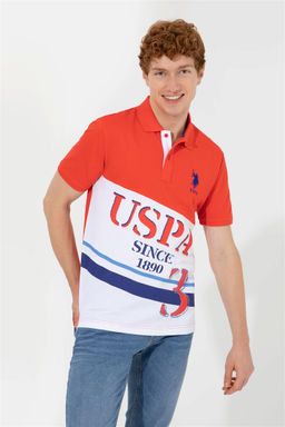 Мужской красный поло яка t -рубашка неожиданная скидка в корзине - U.s. polo assn фото 3