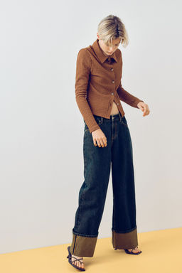 Baggy Wide Low Jeans - H&m фото 4
