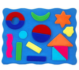 Rubbabu. 20077 Сортер "Геометрические фигуры" из каучука