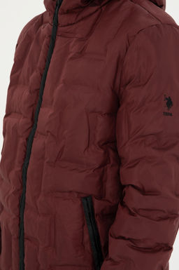 Мужское бордово-красное пальто Неожиданная скидка в корзине - U.s. polo assn фото 7