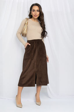 Юбка Лилиана (шоколад) Ю13097-9М - Lt collection фото 3