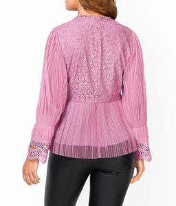 Блузка, розовая - Ashley brooke фото 4