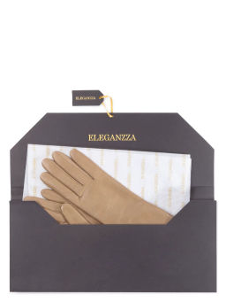 Перчатки женские ш+каш. TOUCH F-IS5800 taupe - Eleganzza фото 6
