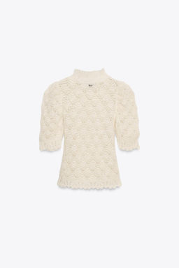 ROMANTIC RIB KNIT JUMPER - Zara фото 8