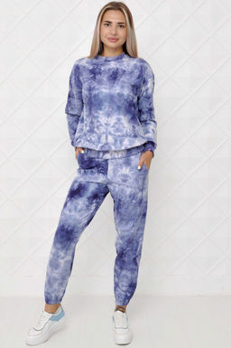 Арт. 2336 Костюм с брюками женский 44-52 (5 шт) Цвет:верх-сирень, низ-сирень - Калинка фото 5