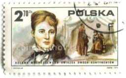 Марка Моджиевская Хелена  звезда 2 континентов 1975 год Польша