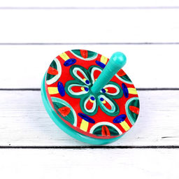 Волчок двойной большой «Расписной», МИКС