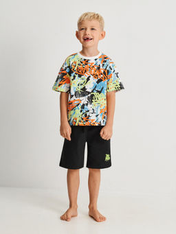 ACOOLA / Набор детский для мальчиков ((1)футболка и (2)шорты) Kabi разноцветный