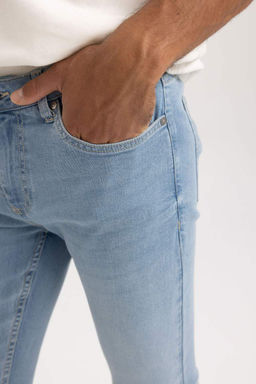 Джинсовые брюки скинни Carlo очень узкого кроя с нормальной талией и очень узкими штанинами - Defacto фото 5