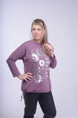 Джемпер Фибби брусника