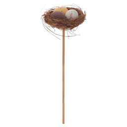 Изделие декоративное (вставка) Гнездо пасхальное, L5 W5 H22 см