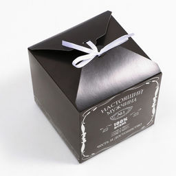 Цена за 10 шт. Коробка подарочная складная 100% мужик, 14?14?14 см