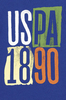 Детская синяя футболка с круглым вырезом Неожиданная скидка в корзине - U.s. polo assn фото 3