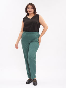 Брюки из эко-замши BB00570GRN45 - Артесса фото 9