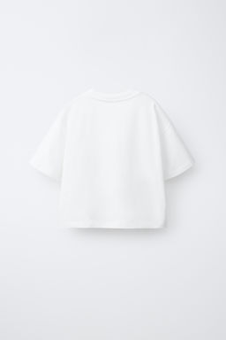 CAMISETA FLORES CROCHET / Blanco - Zara фото 4