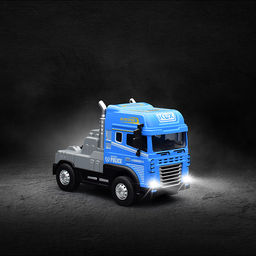 Машина "Полицейский эвакуатор" (свет, звук) в коробке